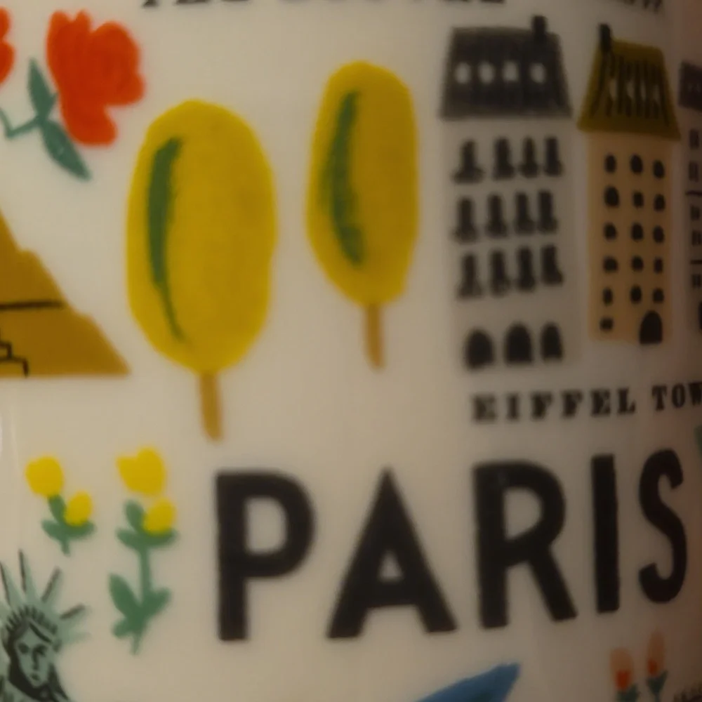 Rifle Paper Co. Bon Voyage Mug Travel Paris London Tokyo NY - Picture 4 of 9